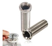 GZNB 2 Pièces Argent M12 x 30 mm Vis pour Panier D'évier Acier Inoxydable Vis Creuse Vis de Bonde, pour Bonde evier Cuisine Lavabo Cuisine Accessoires pour évier de Cuisine