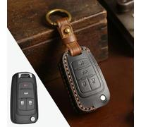 GZNBB Coque de Protection en Cuir pour clé de Voiture, pour Chevrolet Cruze Epica Lova Camaro Impala Opel Buick, 2/3/4/5 Boutons