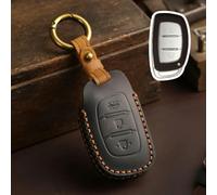 GZNBB Coque de Protection en Cuir pour clé de Voiture pour Hyundai Ix25, I10, Ix35, Mistra (2013-2018)