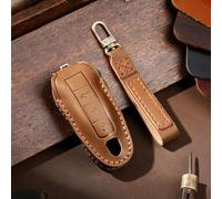 GZNBB Étui en Cuir pour clé de Voiture, Porte-clés, Coque, pour Porsche Macan 911 Panamera Boxster 986 987 981