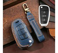 GZNBB Housse de Protection en Cuir pour clé de Voiture, pour Audi A1 A3 A6 A6L Q2 Q3 Q7 TTS R8 S6 RS3