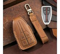 GZNBB Housse de Protection en Cuir pour clé de Voiture pour Hongqi HS5 H5 H9 HS7 H7 L5 HS3 L9 4 Boutons