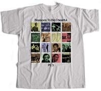 GZNDBFMEP Inspired by Ian Dury T Shirt - Reasons to Be Cheerful Pt. 3 White