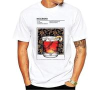 GZNDBFMEP Negroni T-Shirt Mixed Drink Cocktail Alcohol Bartender Booze Happy Hour Liquor White
