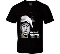 GZNDBFMEP NN Adriano Celentano T-Shirt Italian Snger Actor Director Super Star Yuppi du Celentano Shirts_011