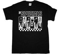 GZNDBFMEP The Specials Band Graphic Bad Manners The Selecter Madness Ska Black Men's T-Shirt