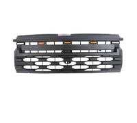 GZOVERSEA Calandre de pare-chocs avant de voiture, Compatible avec Silverado Version américaine 2023 - 2024, tout-terrain modifiée avec lumières, grilles de course(With Light)