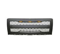 GZOVERSEA Calandre en maille Compatible avec Silverado 1500 2014 - 2015, grille automatique avec 3 lumières ambrées, Grille en maille ABS