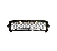 GZOVERSEA Calandre supérieure de pare-chocs avant Compatible for Silverado 1999-2002 avec grille de voiture automatique légère maille noir brillant