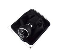 GZOVERSEA Pommeau de levier de vitesse manuel 5/6 vitesses, soufflet de protection for Passat B6 2005-2011(5 Speed-P)