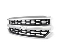 GZOVERSEA Silver Ice - calandre métallique compatible avec Silverado 1500 LTZ Look 2016 - 2018, Kit de carrosserie en maille de rechange