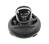 GZPARTB 5-Speed Manual Gear Shift Knob, Car Gear Shifter Replacement for GOL G4 G5, Black with Boot Cover