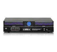 GZPKJ Égaliseur Audio Hi-FI 22 Bandes, Égaliseur Graphique Stéréo Hi-FI Séparé, avec 10 Effets Prédéfinis, 12 Bandes Réglables, Réduction Automatique du Bruit, pour Studio D'enregistrement