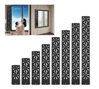 GZPKJ Ventilateur De Fenêtre Vertical pour Fenêtres Coulissantes, Extracteur De Fenêtre Rétractable pour Cuisine, sans Perçage, 35-135 Cm en Option, pour Maison, Cuisine, Chambre Et Bureau