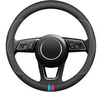 gzqfc Couvre Volant pour Nissan Micra Pulsar Patrol Livina Pathfinder Note, Intérieur D'accessoires de Voiture Unisexe Facile à Installer,Black-Red-Blue