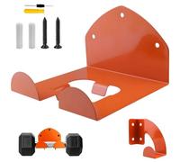GZqiancang Lot de 2 supports de débroussailleuse, avec vis et tournevis assortis pour tondeuse de garage, outils de jardin, garage (orange)