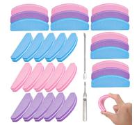 GZRXIOUS Lot de 30 tampons pour ongles, avec repousse-cuticules, lime à ongles 100/180, lime à ongles pour ongles en gel et ongles naturels, Double face