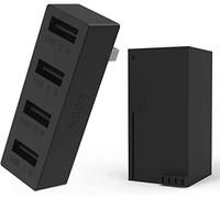 GZW-Shop Hub USB 2.0 à 4 Ports pour Xbox Series X, Adaptateur d'extension de hub USB Haute Vitesse Compatible avec Console Xbox Series X