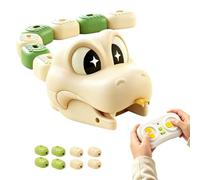 GZWY Jouet serpent magnétique télécommandé avec lumière et son (B) | Jeu de serpent magnétique avec télécommande, jeu serpent télécommandé, jeu de serpent RC rechargeable pour 2 joueurs
