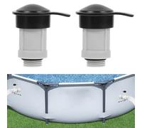 GZWY Lot de 2 valves de buse d'air de piscine et bouchon de valve de buse d'air Repl. #12363 12373 - Accessoires de piscine pour piscine hors-sol Intex 26719MW, 26719W, 26733EH, 26735EH