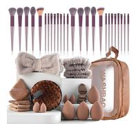 GZWY Lot de 40 pinceaux de maquillage professionnels pour femme, avec Sol de Janeiro, Charlotte Tilbury, Real Techniques, Victoria Secret