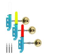 GZWY Veilleuse lumineuse à craquer - Détecteur de touche LED avec boucle - Alarme de pêche de nuit avec batterie CR425 - Accessoire de pêche pour la pêche de nuit - Pêche en mer (D)
