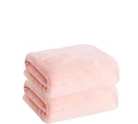 GZXXB Drap de Bain Grande Taille Serviette de Bain Universelle en Polaire Corail Haute densité for Adultes, Toutes Saisons, Super absorbante, épaisse, à séchage Rapide, Grande Taille(FS-Pink)