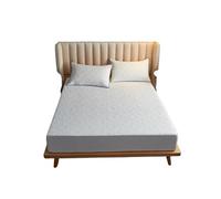GZXXB Protège Matelas Imperméable Housse De Matelas Imperméable Tendance, Drap-Housse Matelassé 140 X 200 Cm, 160, Protège-Matelas Couleur Unie, sans Taie d'oreiller(White,140x200x30cm)