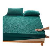 GZXXB Protège Matelas Imperméable Protège-Matelas Imperméable Et Matelassé, Housse De Matelas Respirante, Drap-Housse sans Taie d'oreiller(Green,140x190x30cm)