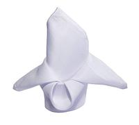 GZXXB Serviettes de Table,Serviettes en Tissu Serviettes de draps Simples Serviette Blanche pour Les événements Mariage dîner décoration la Maison(White 35X35cm)