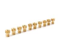 GZYF 10pcs Carburateur Gicleur Principal 152 155 160 165 170 175 180 185 190 195 Kit de Remplacement pour pwk, carburateur 125cc 150cc Pour CVK PZ27 PZ30 152qmi Pour QMJ