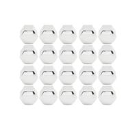 GZYF 20 cache-écrous de roue extérieurs, outils de démontage d'écrous de roue chromés universels de 17 mm, Pour véhicules avec boulons de roue de 17 mm