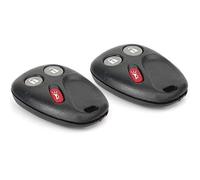 GZYF 2PCS Keyless Entry Remote Car Key Fob Replacement W/ 3-Button Fits Tahoe Silverado Yukon Sierra for Hummer H2 for Pontiac Torrent, Self-Programming (Fits Replace #LHJ 011)