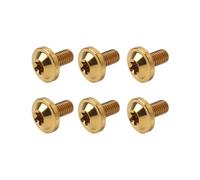 GZYF 6 pièces M5 * 10 mm bouton Torx tête boulons d'entraînement vis Truss alliage de titane