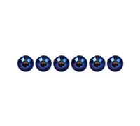 GZYF 6 pièces M5 * 25 mm bouton Torx tête boulons d'entraînement vis Truss alliage de titane Burn Blue
