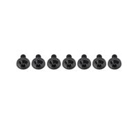 GZYF 6 pièces M5 * 30 mm bouton Torx tête boulons d'entraînement vis Truss alliage de titane noi