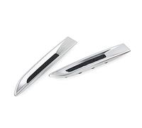 GZYF Bande de carrosserie avant gauche et droite Garde-boue latéral Grille de ventilation Garniture de décoration For Jaguar XE F-Pace 16 17 18 19 20, XF X260 16 17 18 19 20 21