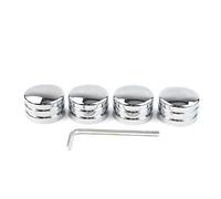 GZYF Cache-boulons en aluminium chromé, cache-écrous de culasse, capuchons Pour tous les modèles Twin Cam à partir de 1999, Big Twin 1340 Evo à partir de 1985