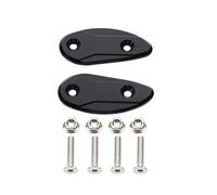 GZYF Caches de plaques d'obturation noires pour rétroviseurs de moto, supports de rétroviseurs décoratifs Pour CBR1000RR CBR 1000RR 2008 2009 2010 2011 2012 2013 2014 2015 2016 2017