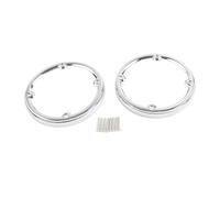 GZYF Grille de Protection de Haut-Parleur arrière en Plastique ABS chromé pour Moto Touring Electra Glide Classic/Standard