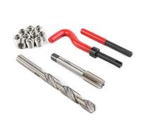 GZYF Kit de réparation de bande de roulement de voiture M5 M6 M8 M10 M12 M26 Kit de réparation de recul Pro Coil Tool, 15 pièces M12x1.75