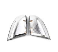 GZYF Lot de 2 boîtiers de clignotants de rétroviseur avant et arrière, lumière ambre, 68064948AA et 68064949AA Pour Pickup Ram 1500 2500 2010-2014