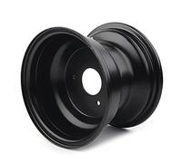 GZYF Moyeu de roue arrière 3 trous pour moto 18 x 9,50-8 pouces, pour VTT, UTV, ATV, Go Kart, tout-terrain, Dirt Pit Bike, Quad, Dirt Bikes, Street Bikes, noir.