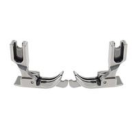 GZYF Pied presseur articulé pour Machine à Coudre Industrielle de 1/32", Pied presseur à sertir à Droite et à Gauche avec Guide en Acier.