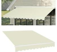 GZYHDC Auvent de terrasse extensible - Matériau de remplacement - Protection solaire pour auvent - Housse de voile pour store de terrasse (7 x 3 m) 7 x 3 cm