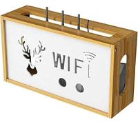 GZYHDC Boîte de rangement pour routeur, boîte de rangement pour routeur WiFi, boîtes de rangement murales pour routeur WiFi, étagère pour routeur, boîte de rangement murale, boîte de rangement