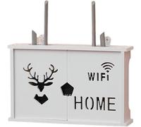 GZYHDC Boîte de rangement pour routeur, étagère pour routeur, boîte de rangement murale, support de routeur wifi sans fil, boîte de rangement, boîtier TV mural sans trou, étagère murale murale