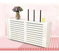 GZYHDC boîte de rangement routeur, boîte de protection modem étagère de routeur pour chambre à coucher, salon, C52 x 9,5 x 25 cm