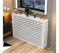 GZYHDC Cache-radiateur avec grille - Design Slap avec étagère de rangement supérieure pour salon - Mobilier de maison