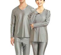 GZYHDC Ensemble de sous-vêtements Anti-radiations EMF, Haut + Pantalon de Protection 5G, Blindage RF, Protection Contre Les radiations WiFi, Blocage des radiations Micro-Ondes